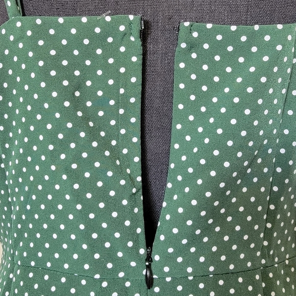 NWT Green Polka Dot Dress - Picture 5 of 5